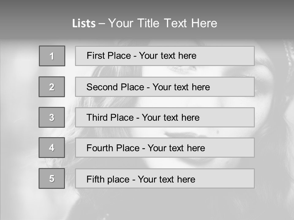 Model One Background PowerPoint Template