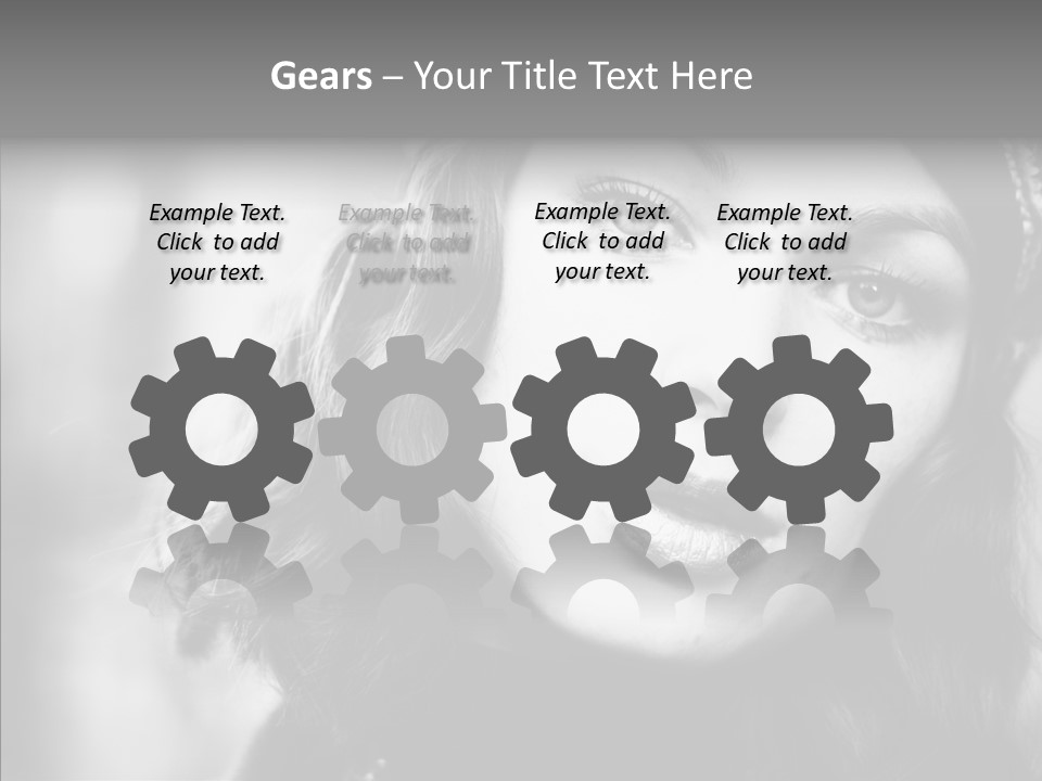 Model One Background PowerPoint Template