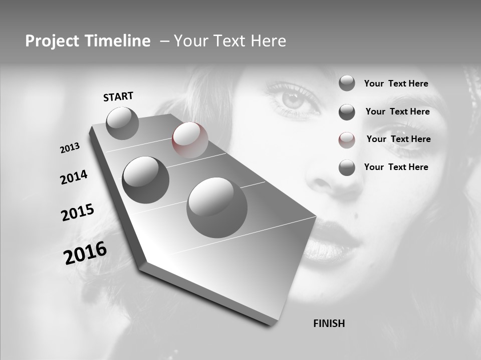 Model One Background PowerPoint Template