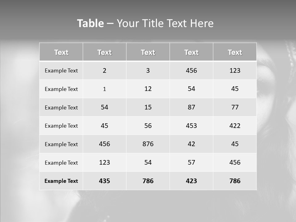 Model One Background PowerPoint Template