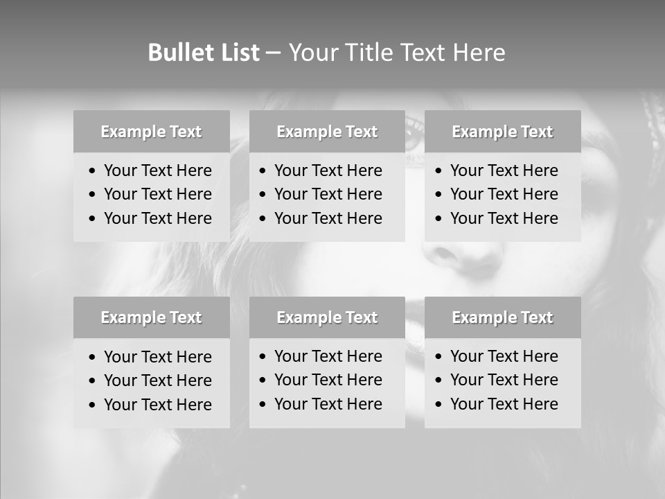 Model One Background PowerPoint Template