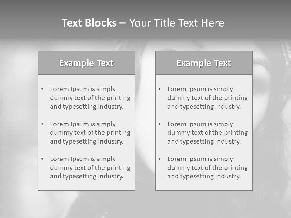 Model One Background PowerPoint Template