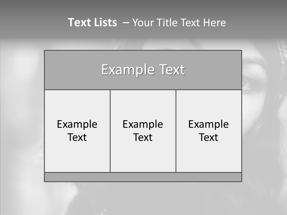 Model One Background PowerPoint Template