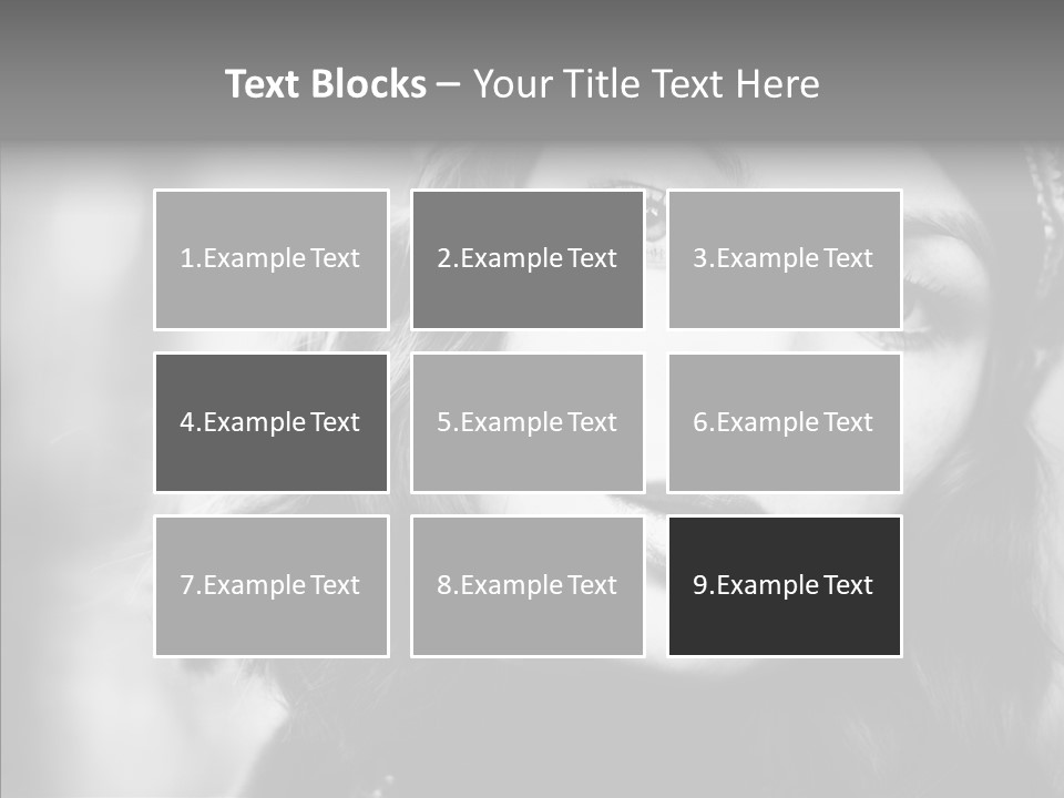 Model One Background PowerPoint Template