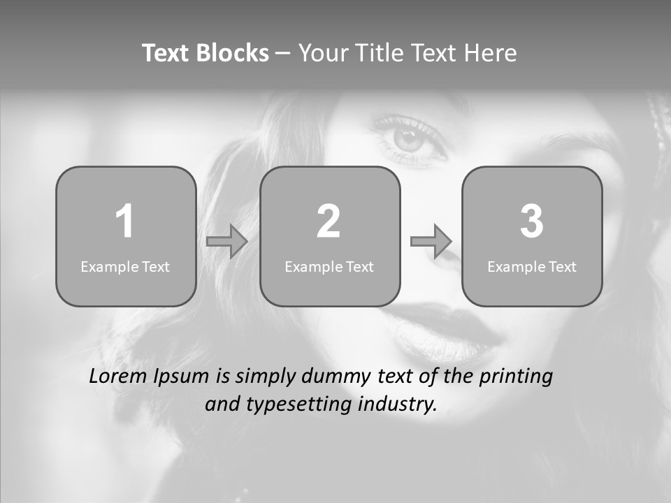 Model One Background PowerPoint Template