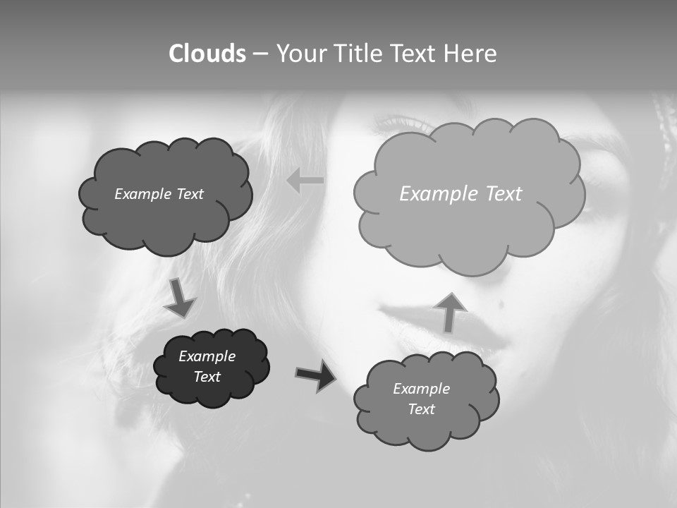 Model One Background PowerPoint Template