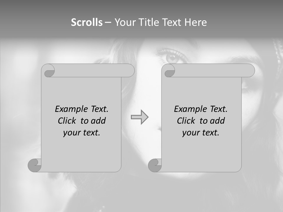 Model One Background PowerPoint Template