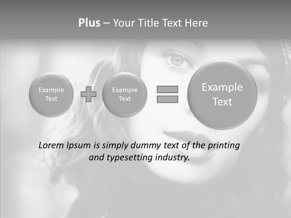 Model One Background PowerPoint Template