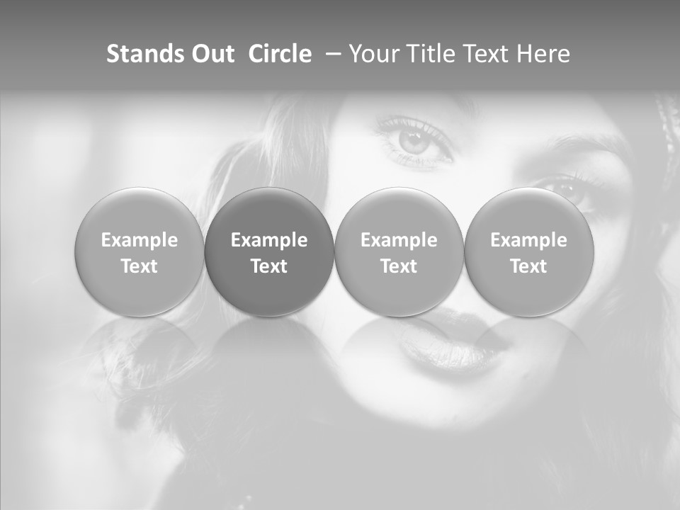 Model One Background PowerPoint Template