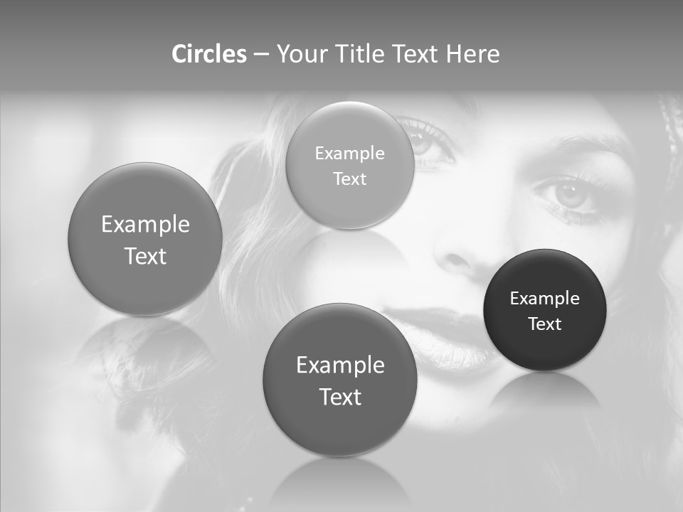 Model One Background PowerPoint Template