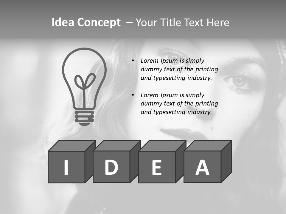 Model One Background PowerPoint Template