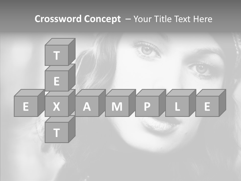 Model One Background PowerPoint Template