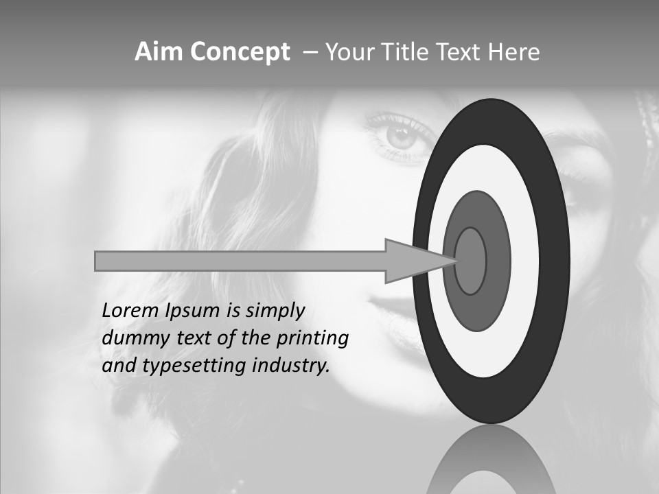 Model One Background PowerPoint Template