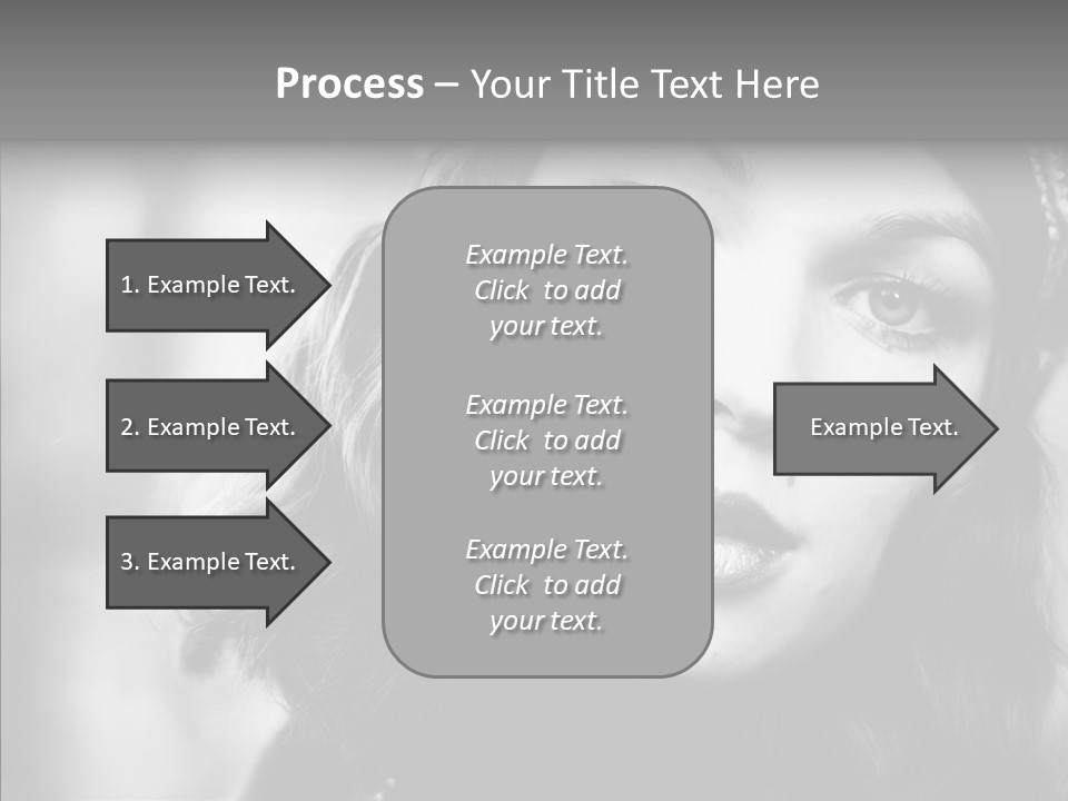 Model One Background PowerPoint Template
