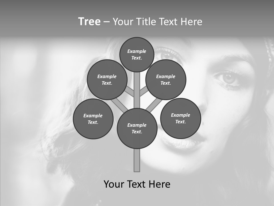 Model One Background PowerPoint Template