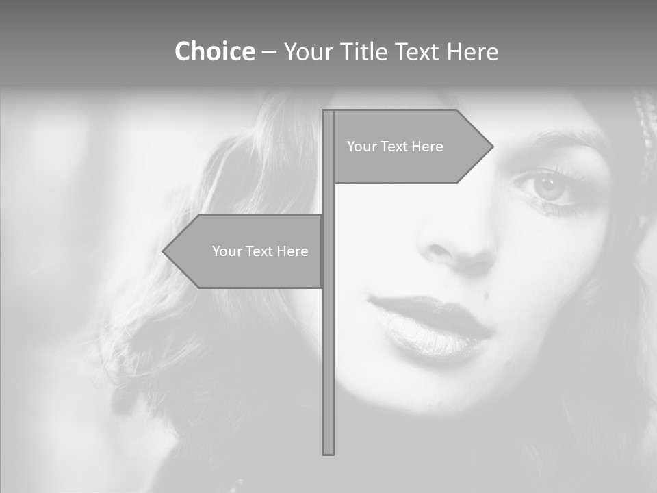 Model One Background PowerPoint Template