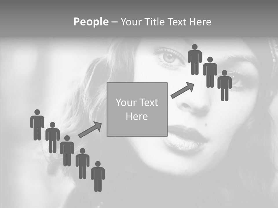 Model One Background PowerPoint Template