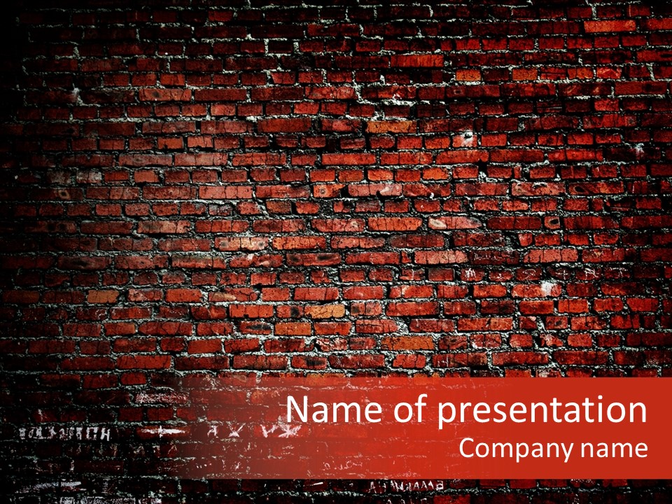 Block Industrial Old PowerPoint Template