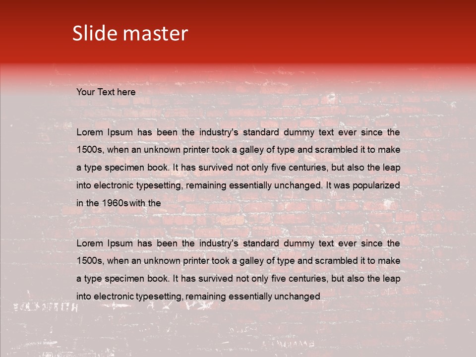 Block Industrial Old PowerPoint Template