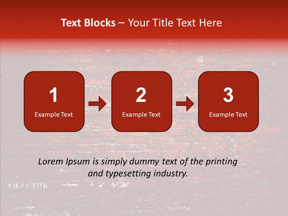 Block Industrial Old PowerPoint Template