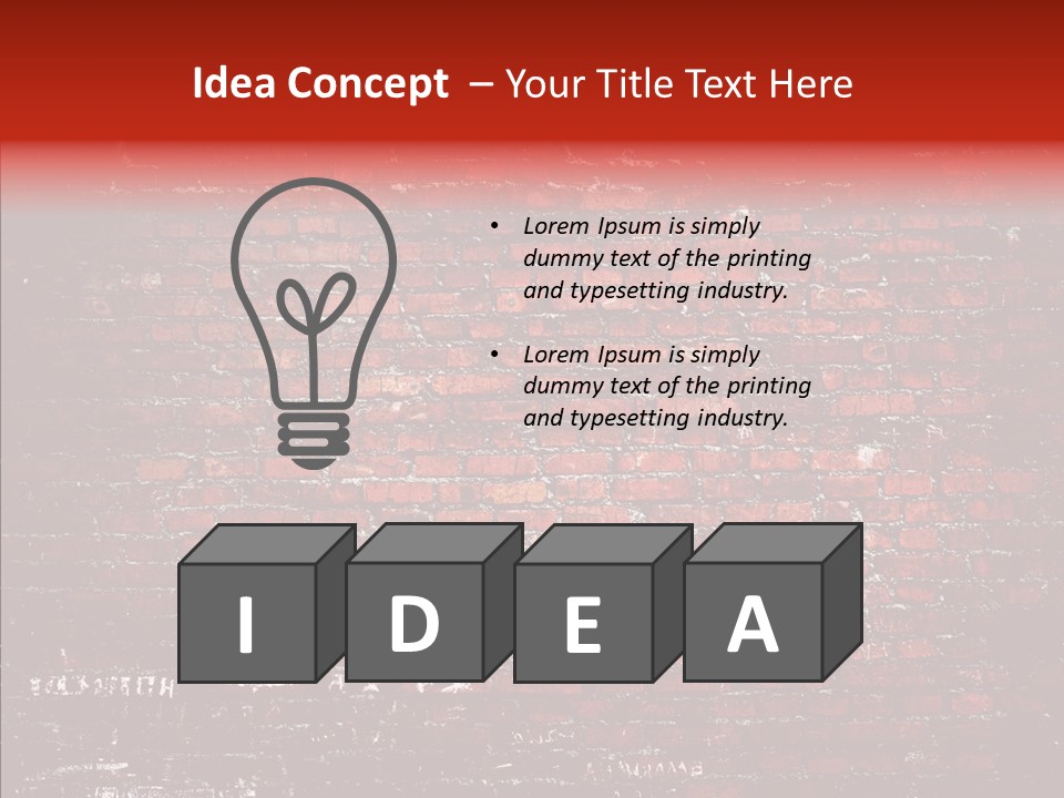 Block Industrial Old PowerPoint Template