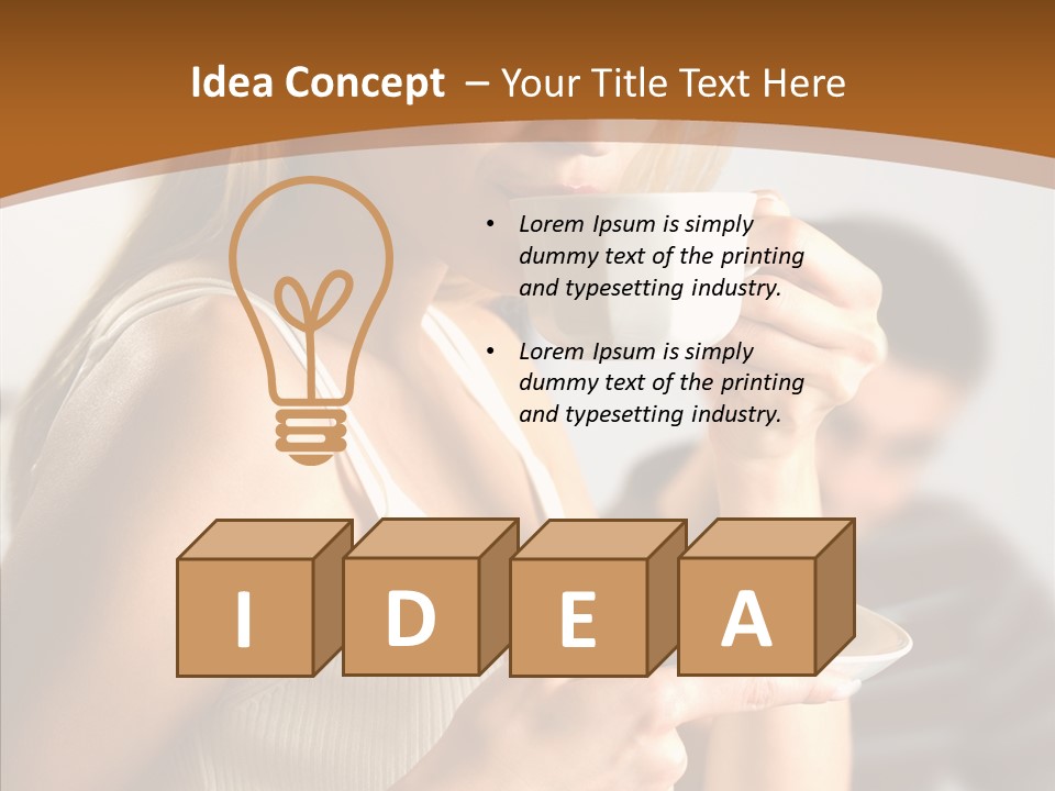 Husband Happiness Happy PowerPoint Template