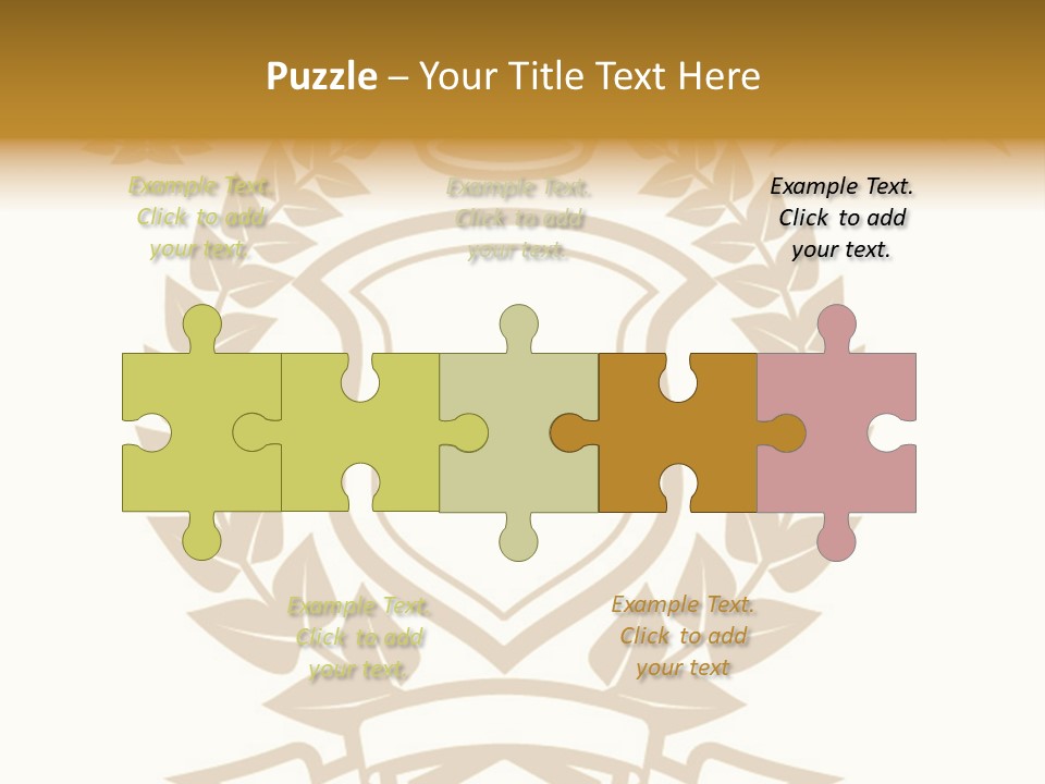 Vector Retro Cartouche PowerPoint Template