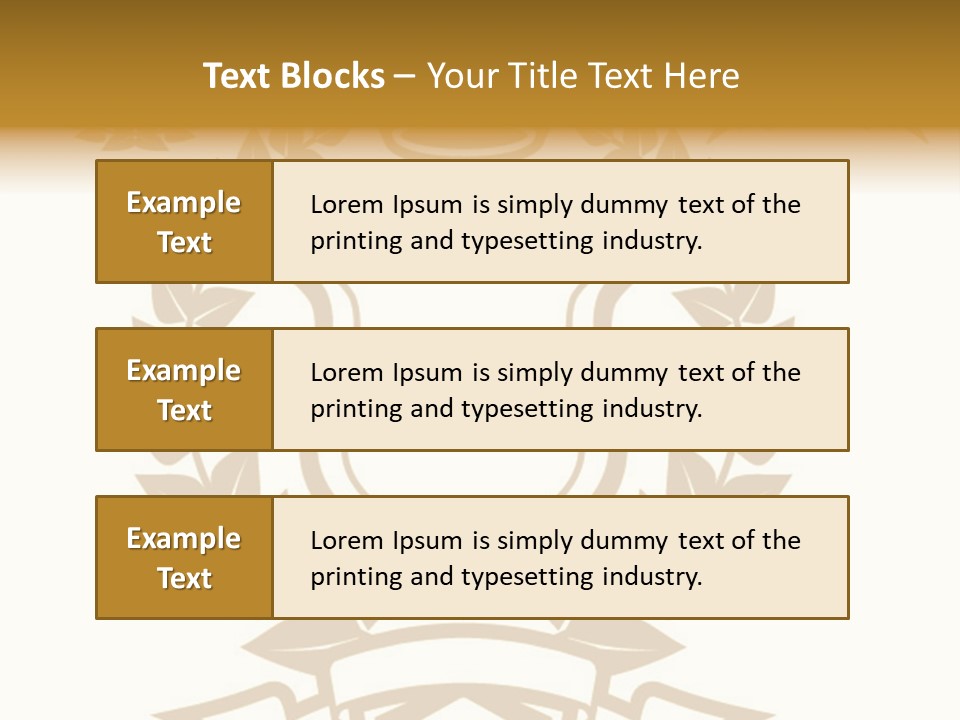 Vector Retro Cartouche PowerPoint Template