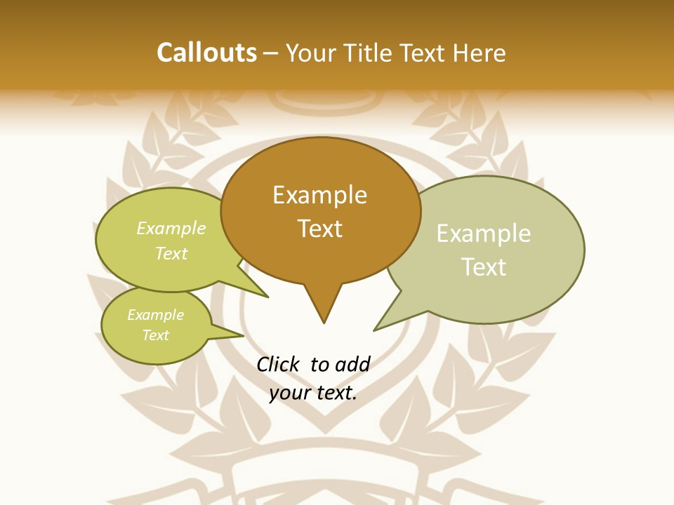 Vector Retro Cartouche PowerPoint Template