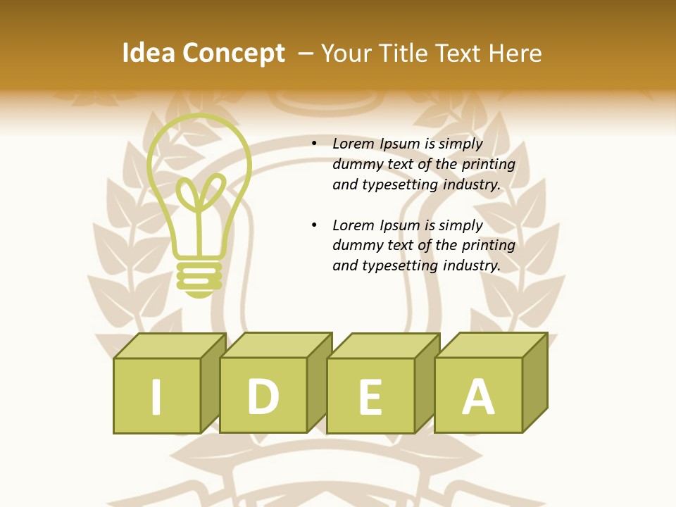 Vector Retro Cartouche PowerPoint Template