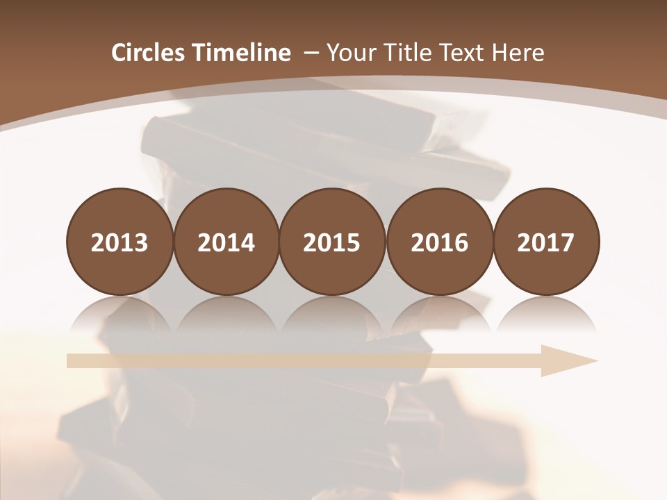 Close Up Block Brown PowerPoint Template