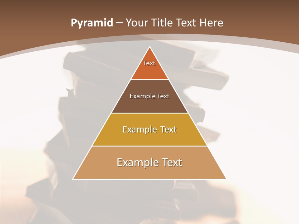 Close Up Block Brown PowerPoint Template