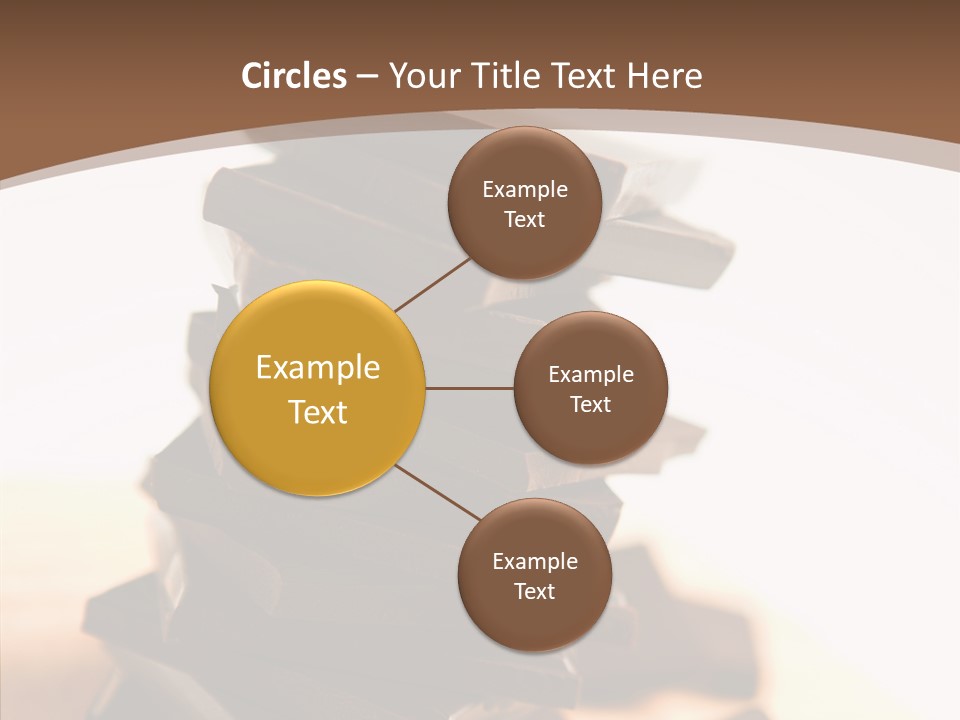 Close Up Block Brown PowerPoint Template