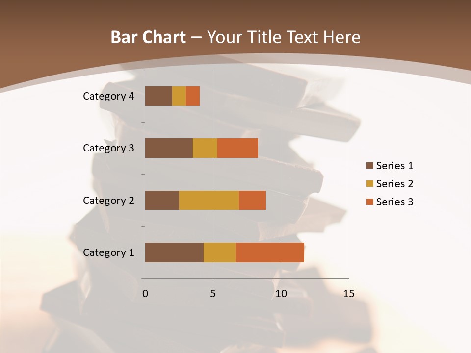 Close Up Block Brown PowerPoint Template