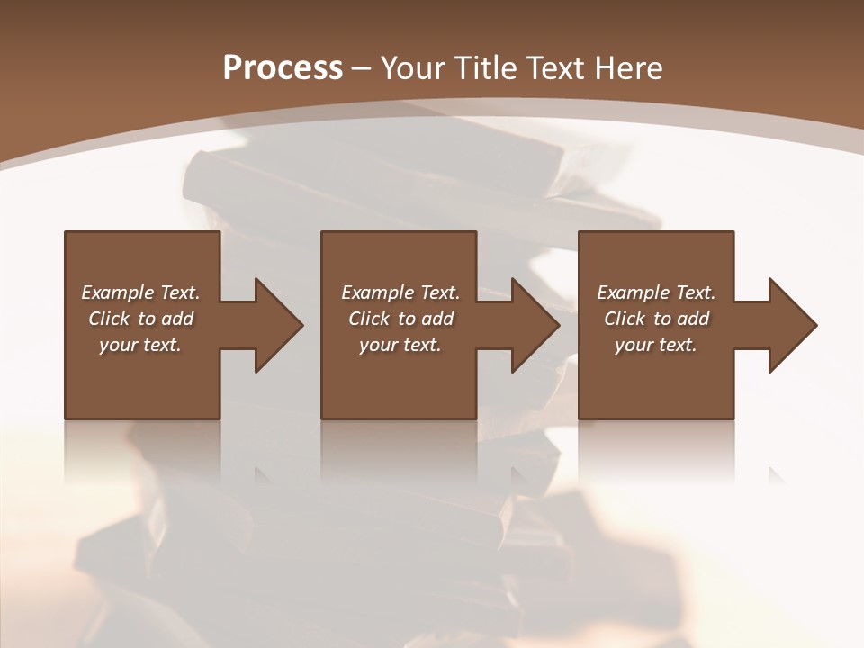 Close Up Block Brown PowerPoint Template