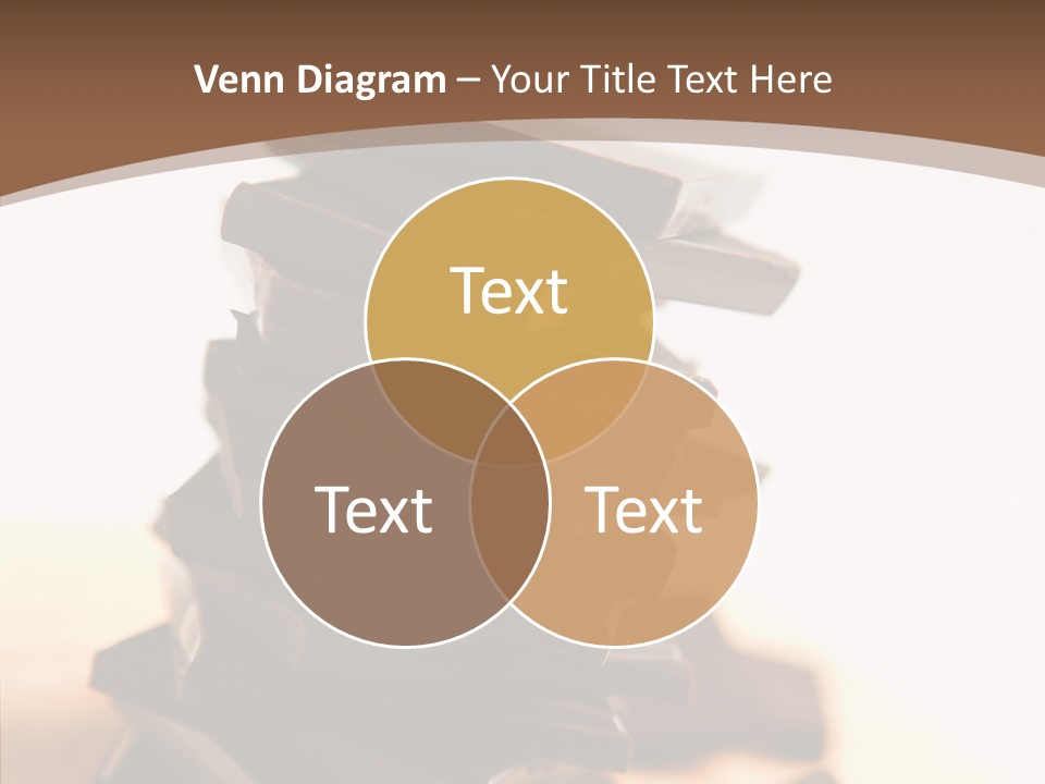 Close Up Block Brown PowerPoint Template