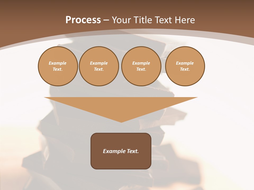 Close Up Block Brown PowerPoint Template
