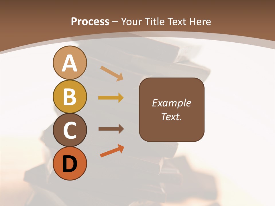 Close Up Block Brown PowerPoint Template