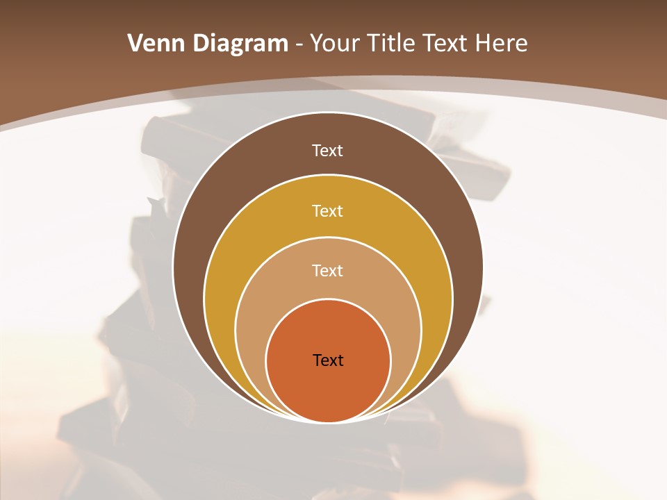 Close Up Block Brown PowerPoint Template