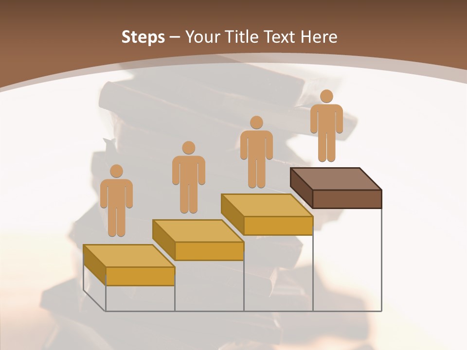 Close Up Block Brown PowerPoint Template
