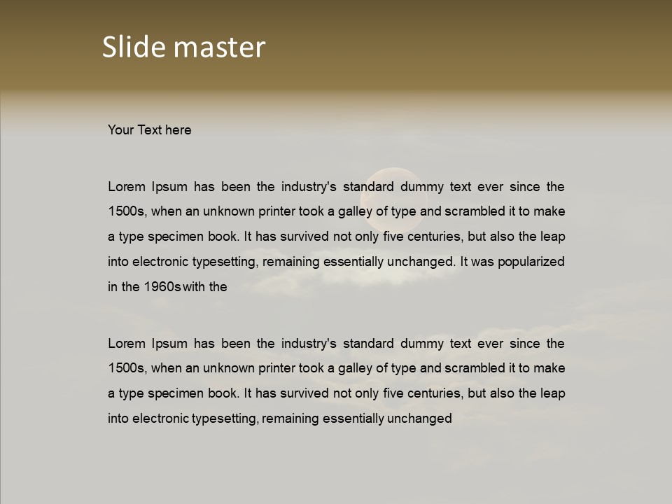 Mystery Midnight Halloween PowerPoint Template