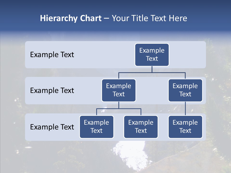 Waterfall Park Wyoming PowerPoint Template