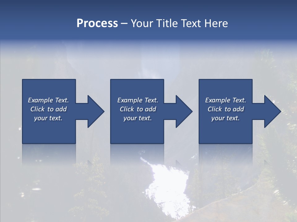 Waterfall Park Wyoming PowerPoint Template