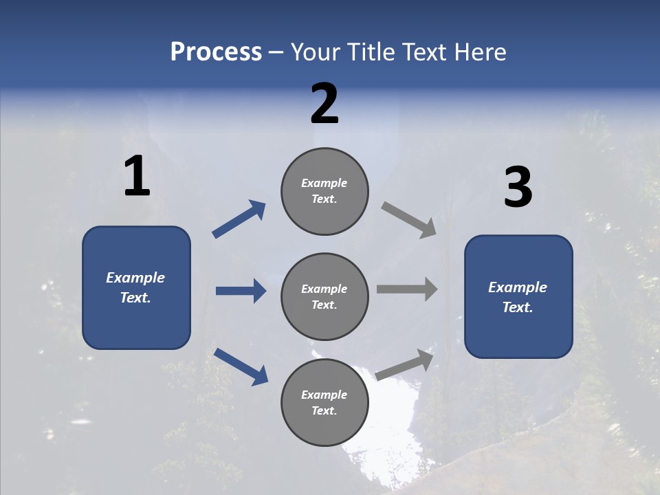 Waterfall Park Wyoming PowerPoint Template