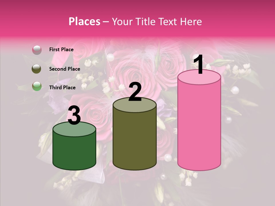 Bouquet Green Bridal PowerPoint Template