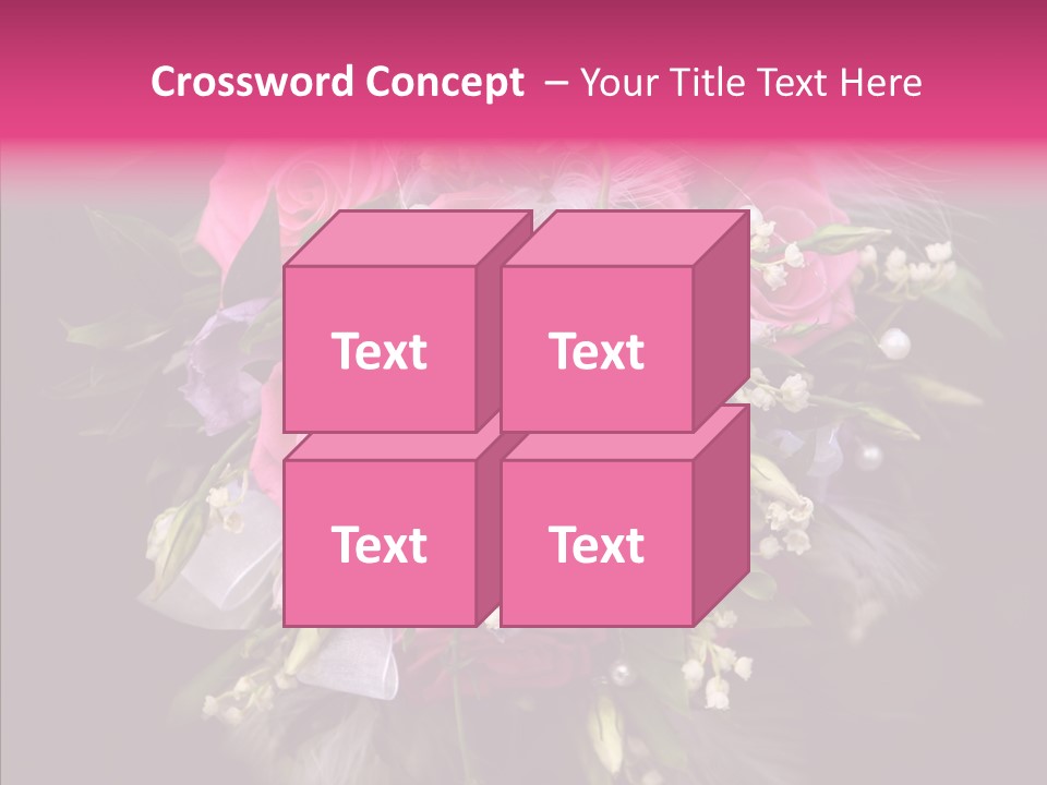 Bouquet Green Bridal PowerPoint Template