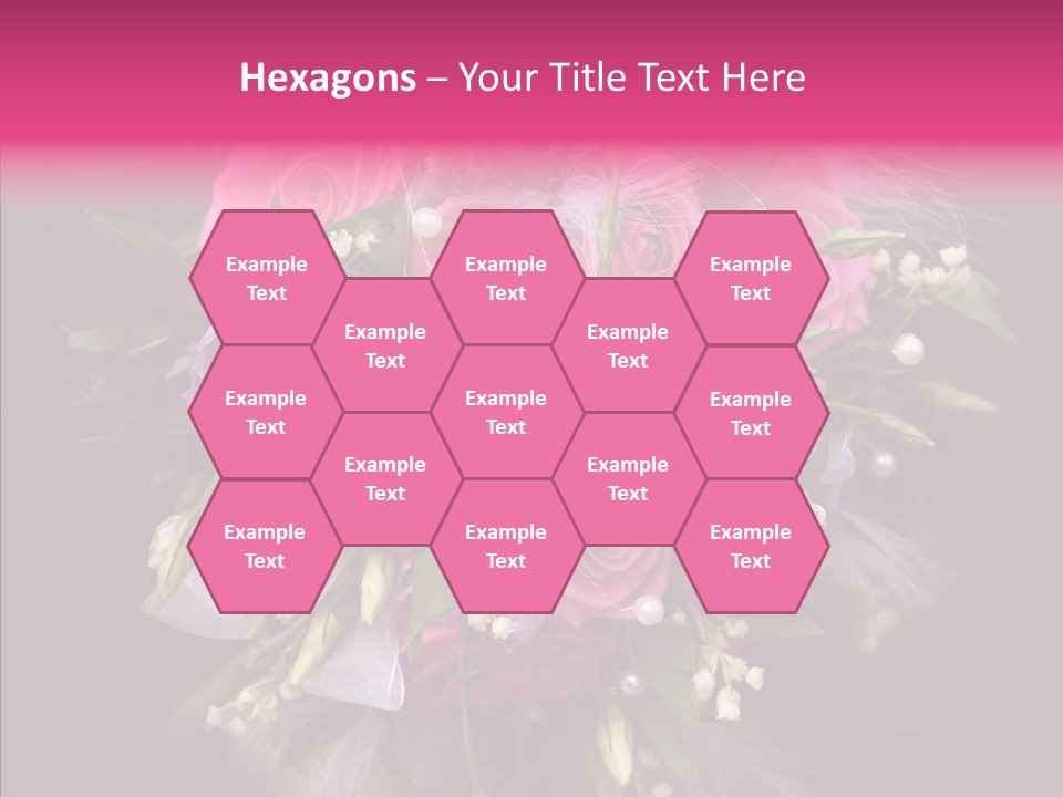 Bouquet Green Bridal PowerPoint Template