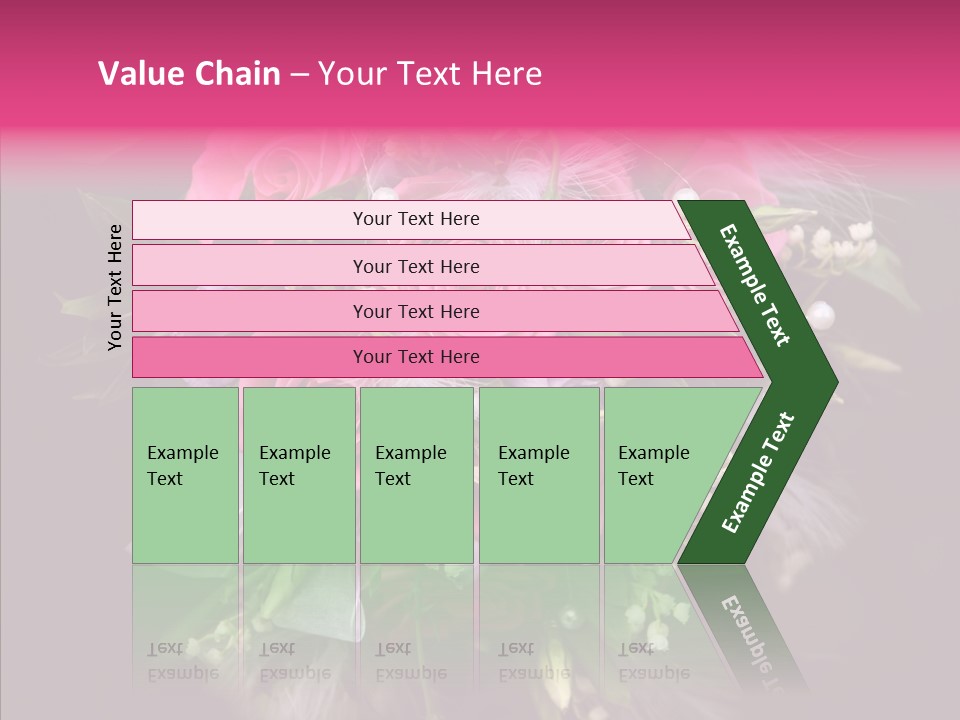 Bouquet Green Bridal PowerPoint Template