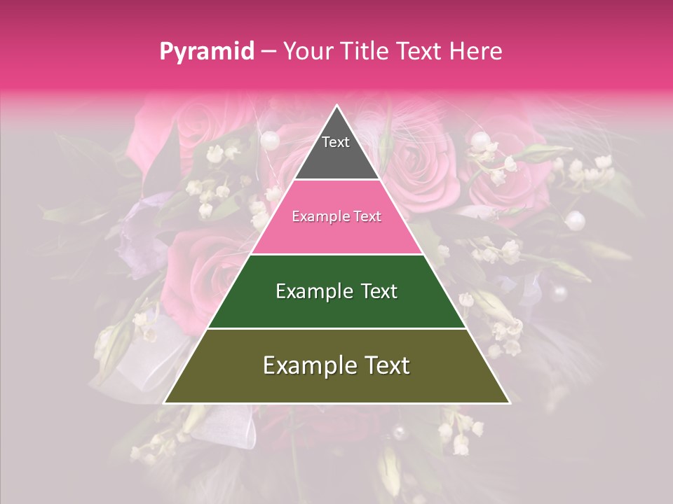 Bouquet Green Bridal PowerPoint Template