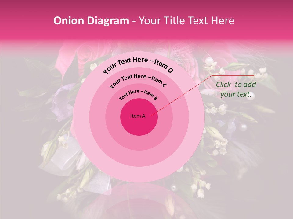 Bouquet Green Bridal PowerPoint Template